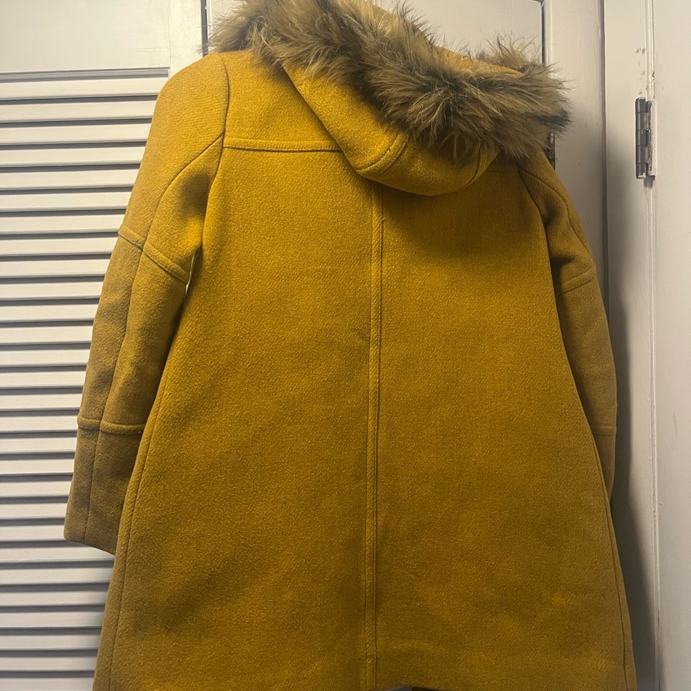 J. Crew Stadium Cloth Chateau Parka in Mustard Size 00 - Picture 6 of 6
